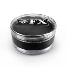 Diamond Fx 90g black face paint in a white background