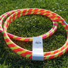 hoops coiled on grass