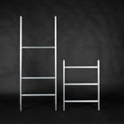 Ladder unassembled standing up