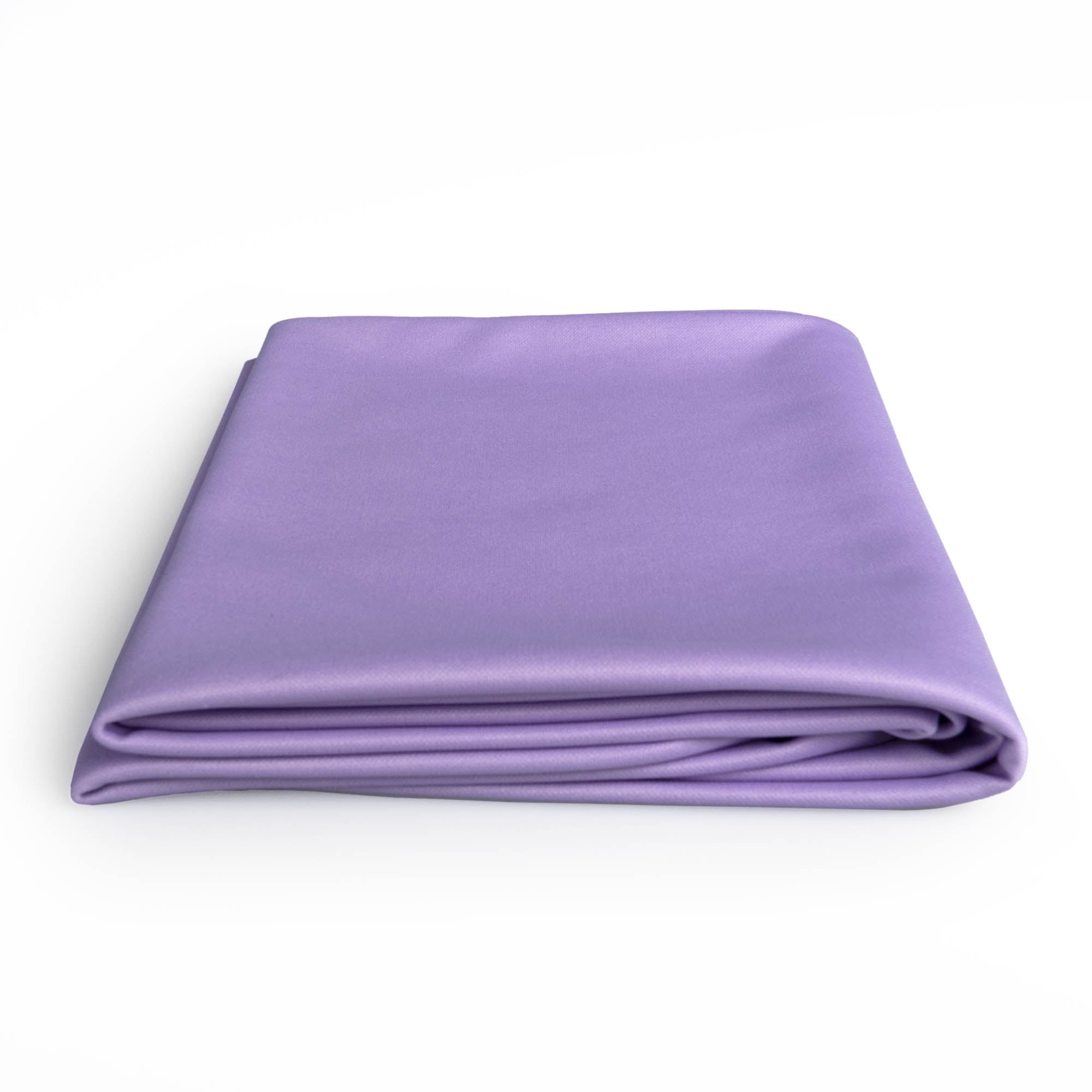 Lavender stretch silk folded