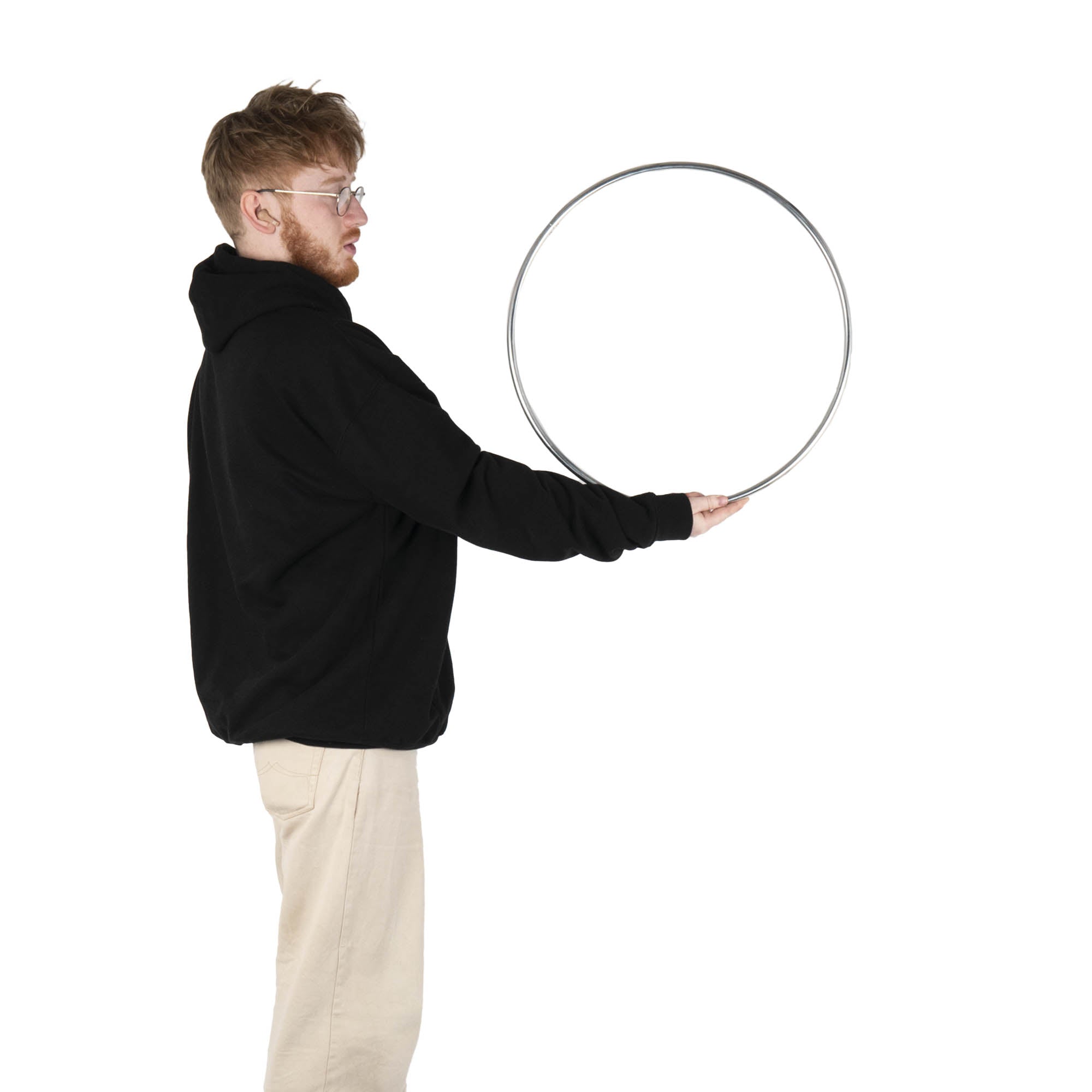 Action shot with the 50cm isolation hoop