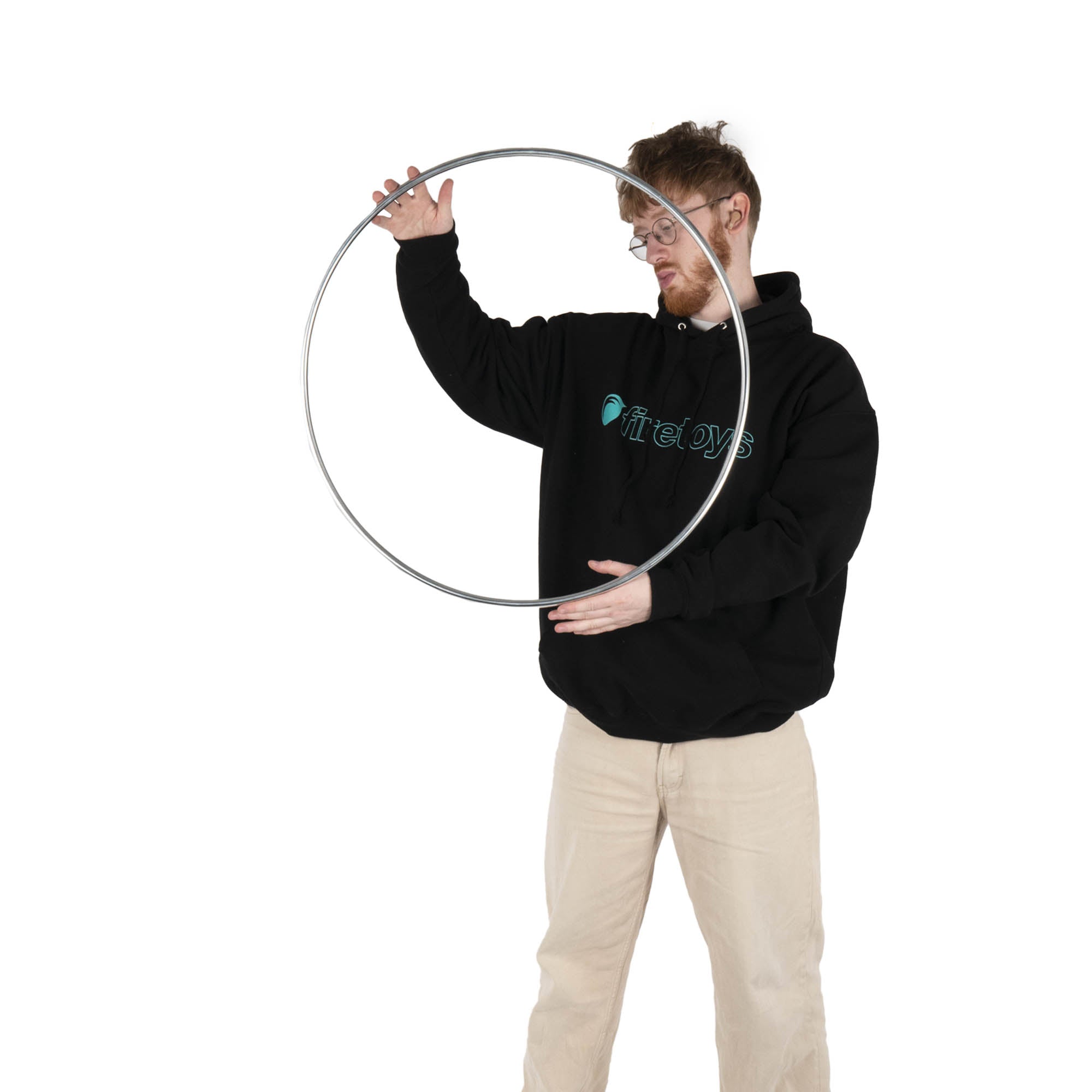 Action shot with the 65cm isolation hoop