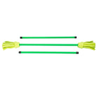 green neo flower stick with hand sticks laid next to it