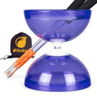 purple diabolo with sticks and bag