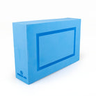 Status foam cigar box in blue at angle