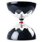 Front view of black hyperspin diabolo