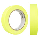 a roll of UV yellow tape from two angles