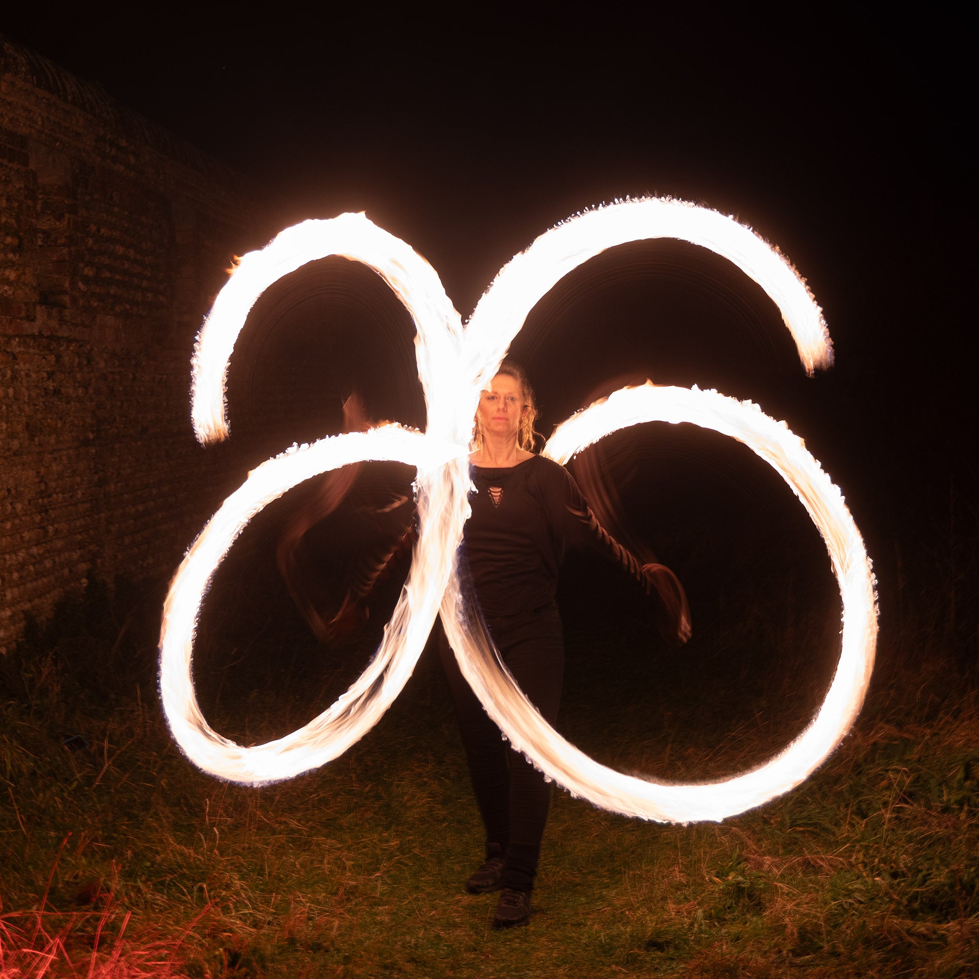 Fire Poi Cathedral (Pair), 2