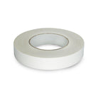 unpackaged roll of white 2.5cm wide tape