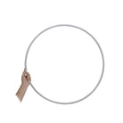 hand holding a 50cm hoop